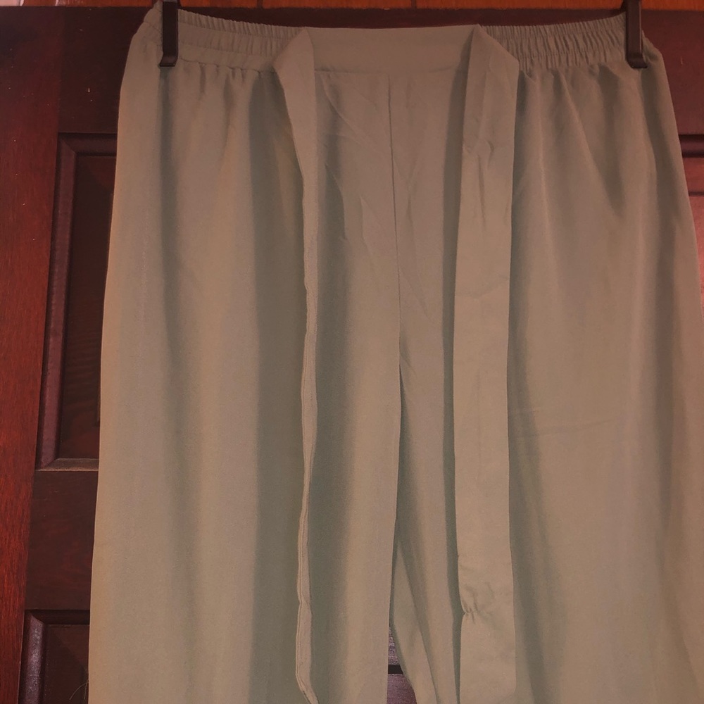 Light Green, Woven Pant